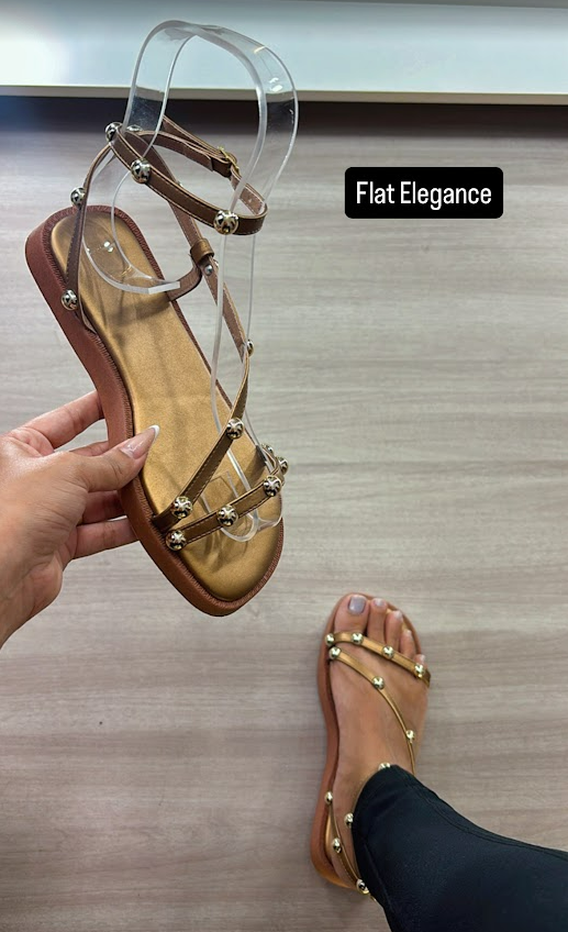 Sandália Flat Elegance